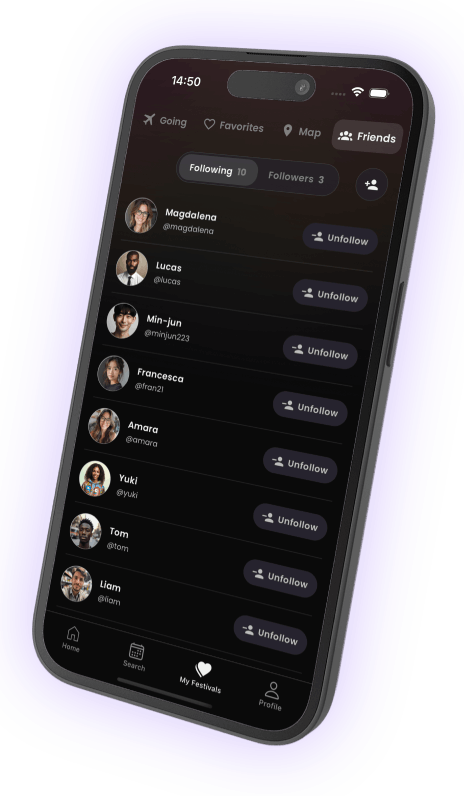 Friends attending dance festivals together